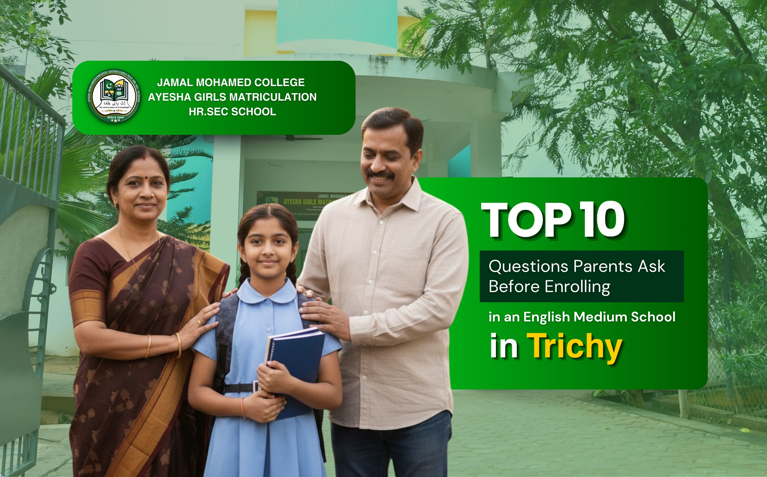 Top 10 Questions Parents Ask Before Enrolling in an English Medium School in Trichy